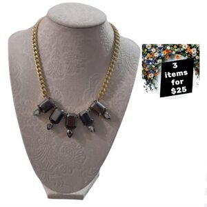 Jessica Simpson Gold Tone Statement Necklace